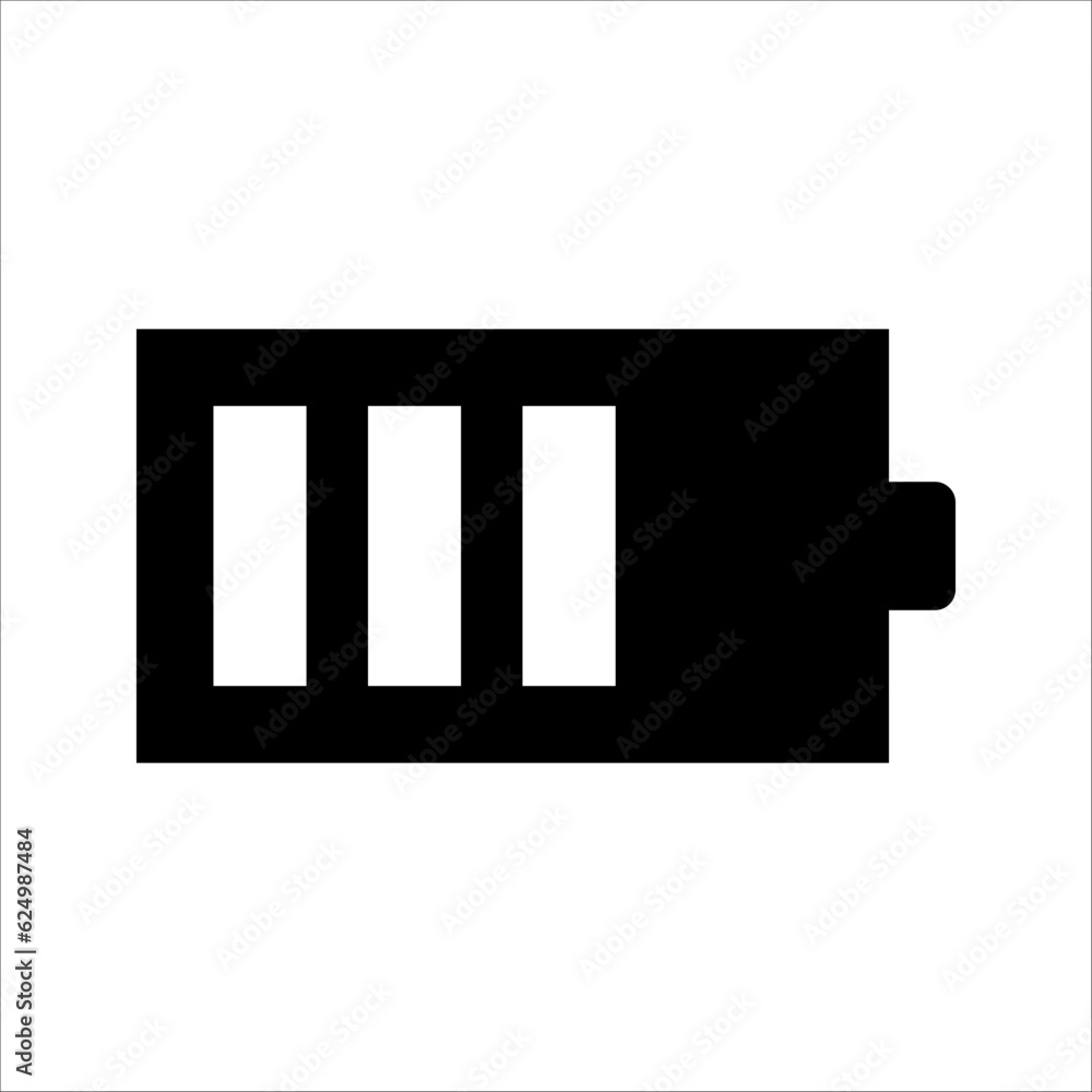 Battery load icon. vector illustration on background. Elements for design. eps 10 Battery load icon. vector illustration on background. Elements for design. eps 10