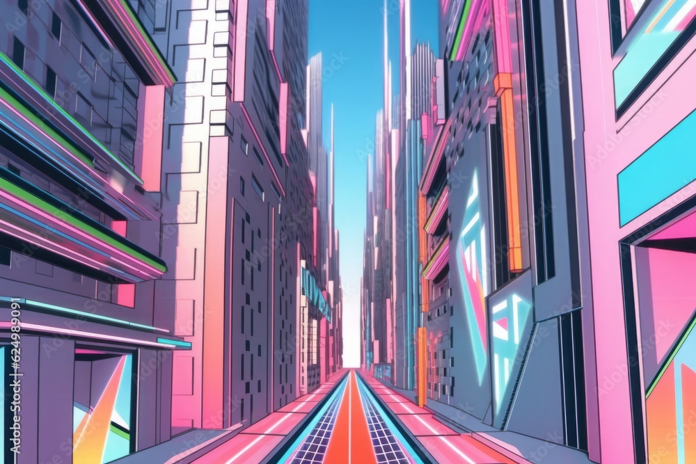 未来の都市風景,Generative AI AI画像 未来の都市風景,Generative AI AI画像