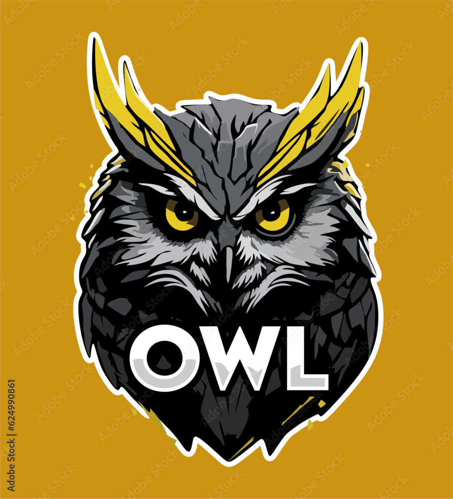 Owl Gaming logo with best quality