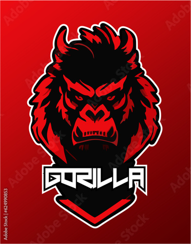 Gorilla gaming logo with best quality