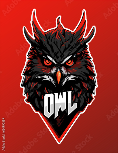 Owl Gaming logo with best quality