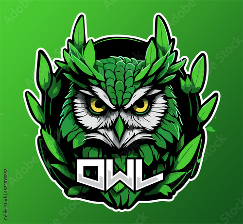 Owl Gaming logo with best quality
