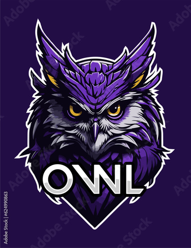 Owl Gaming logo with best quality