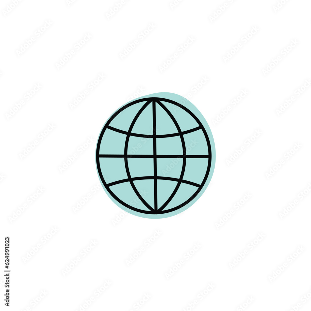 hand drawn social media and website icons hand drawn social media and website icons