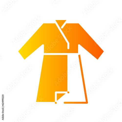 bathrobe gradient icon