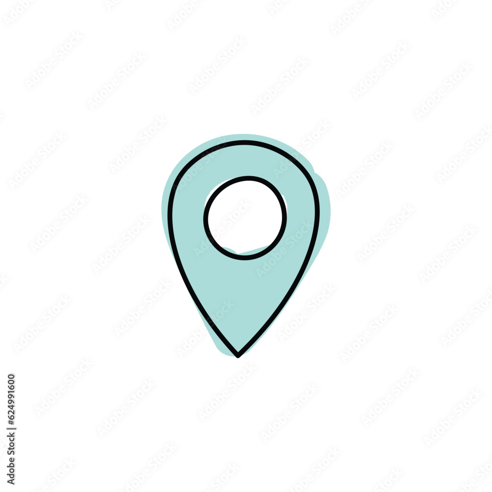 hand drawn social media and website icons hand drawn social media and website icons