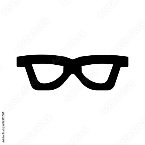 glasses glyph icon