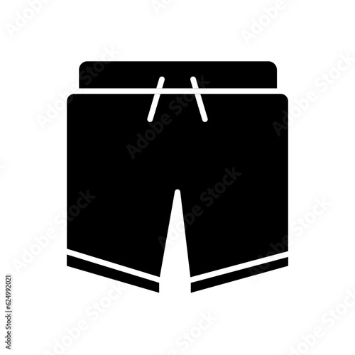swim shorts glyph icon