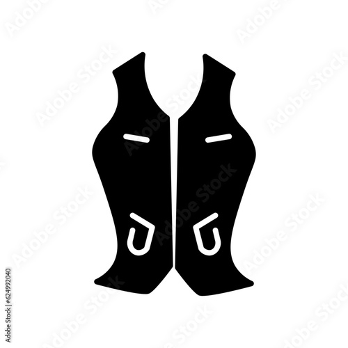 waistcoat glyph icon