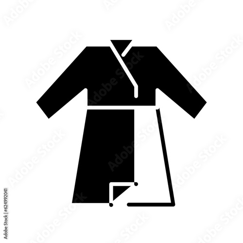 bathrobe glyph icon