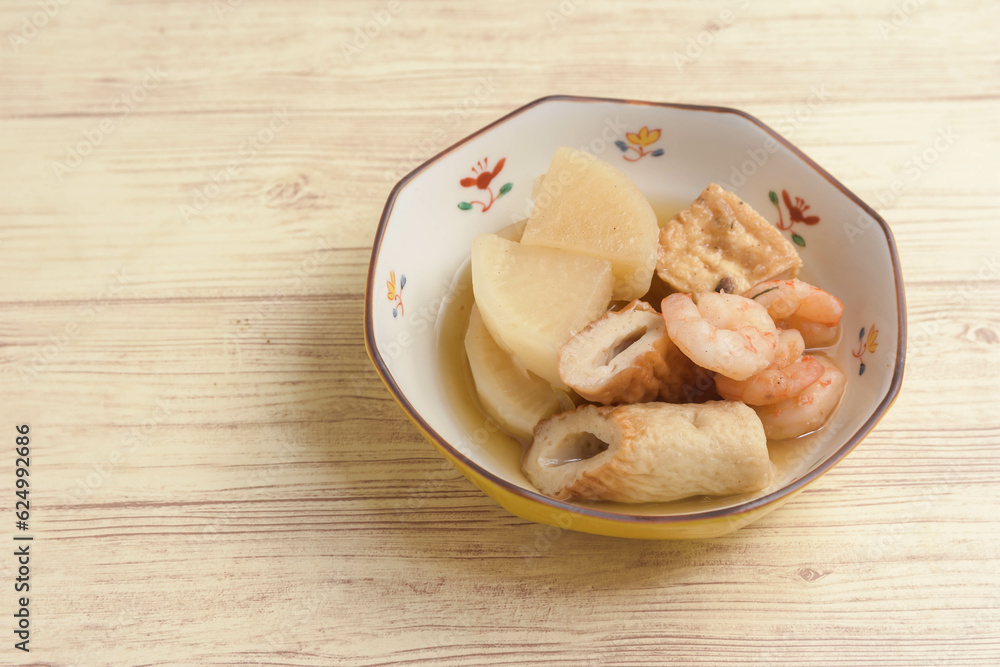 和食料理 海老の炊き合わせ 和食料理 海老の炊き合わせ