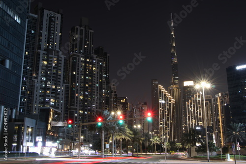 Dubai s streets at night