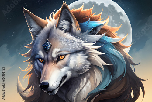 Lord of wolf. Generative AI