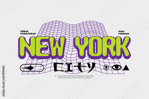 Modern streetwear style vector graphic tee design aesthetic quotes templates