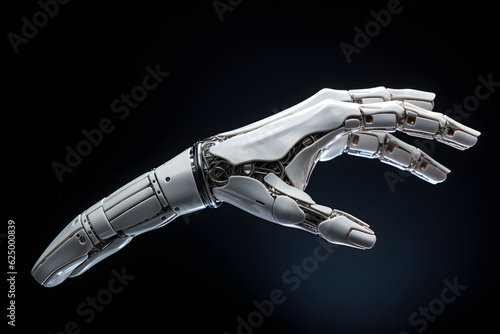 High-Tech Metal Arm and Robot Hand