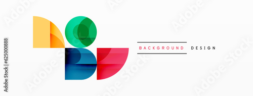 Enigmatic Circles - Captivating Vector Geometric Background, Unveiling the Mesmerizing Composition of Intriguing Circle Elements