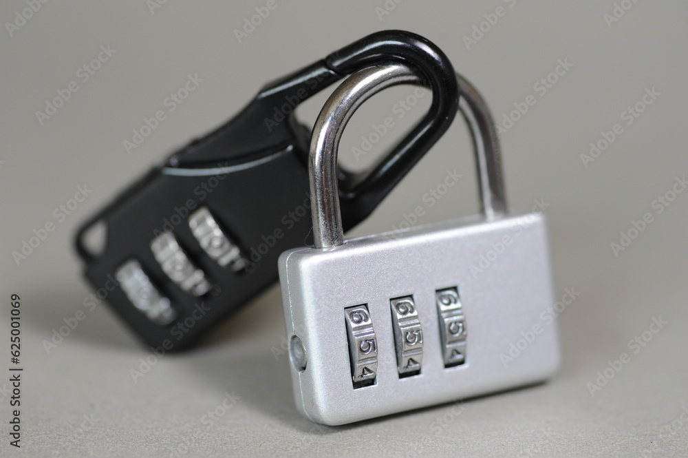 Two combined code locks Two combined code locks
