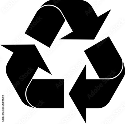 Recycle vector icon recycling garbage symbol environment for graphic design, logo, website, social media, mobile app, ui illustration photo