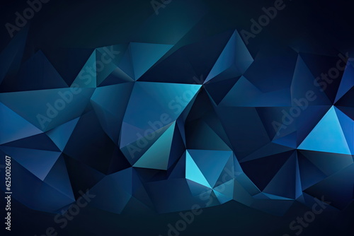 Dark blue color background, Geometric shape, Wallpaper gradient