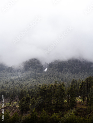 Breathtaking landscape and mountains of Kashmir stock image. 