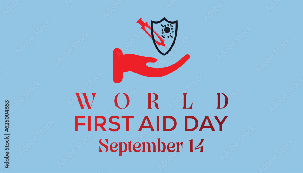 World First Aid day is observed every year on 25 September. banner ...