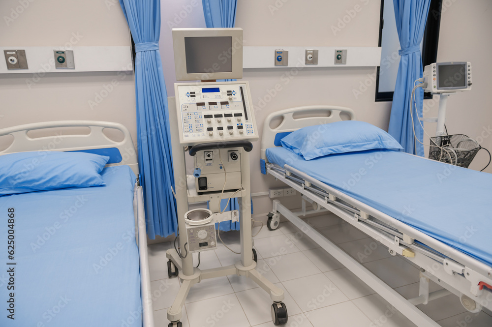 recovery rooms and beds with medical equipment in a hospital recovery rooms and beds with medical equipment in a hospital