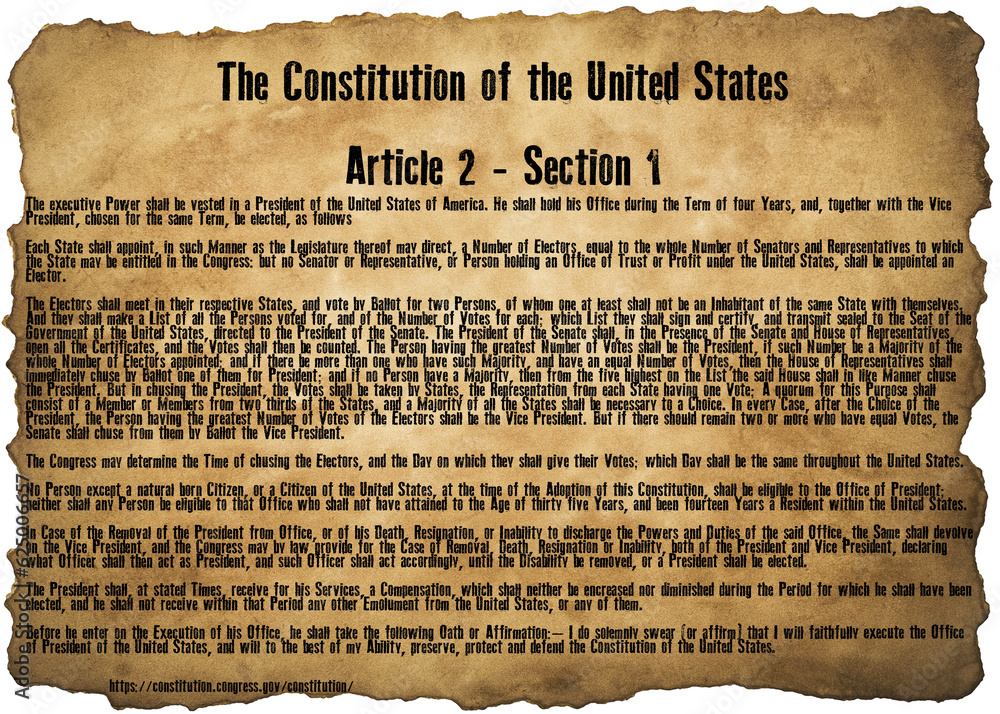 Constitution of the United States is the fundamental governing document
