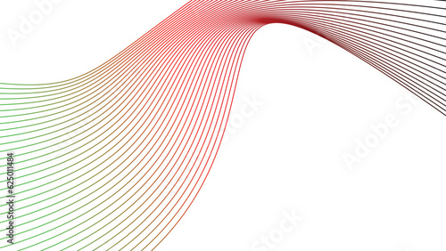 black red white green abstract tech wavy lines gradient background 