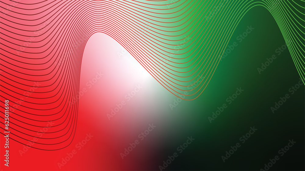 black red white green abstract tech wavy lines gradient background black red white green abstract tech wavy lines gradient background