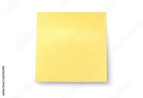 blank yellow sticky notes on white background. Mockup sticky Note Paper. Use post it notes to share idea on sticky note. sheets for notes.