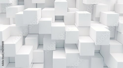 Dynamic Box Arrangement: Shifted Cube Background