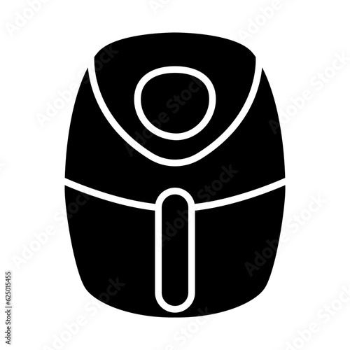 cooking air fryer appliance icon for graphic design, logo, website, social media, mobile app, UI illustration