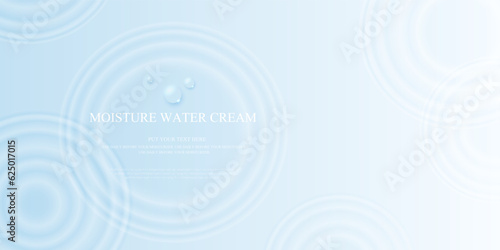 Splash water waves surface from drop isolated on transparent for cosmetic moisturizer background. vector circle ripple water. vector design.