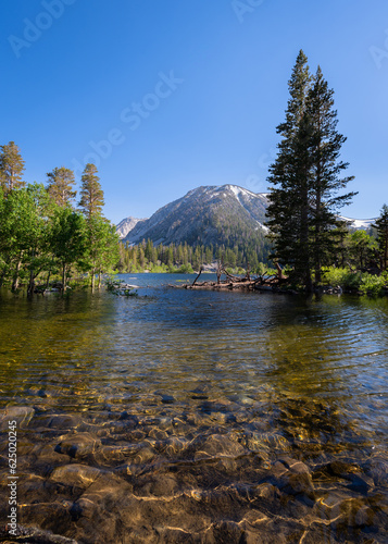 Sherwin Lakes in the Sierra Nevada Mountains above Mammoth Lakes, California photo