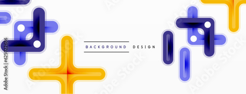 Minimal geometric background cross line. Design for wallpaper, banner, background, landing page, wall art, invitation, prints, posters