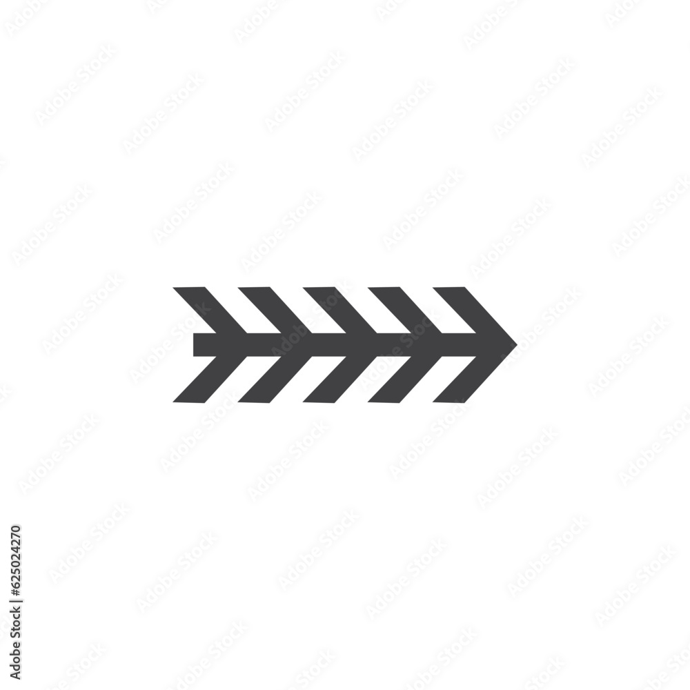 arrow icon vector illustration isolated white background