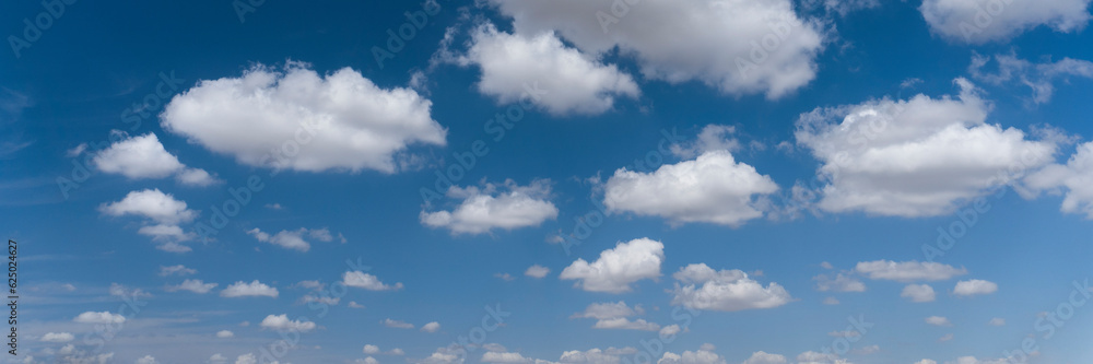 clouds in the blue sky. Banner clouds in the blue sky. Banner