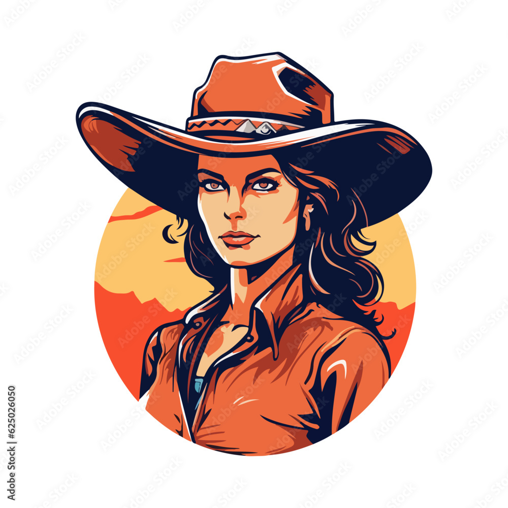 woman with a cowboy hat woman with a cowboy hat