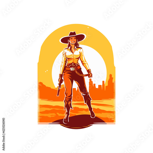 illustration of a cowboy