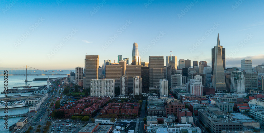 Aerial Views of San Francisco, California