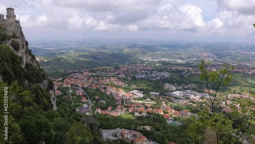 Most Serene Republic of San Marino. Timelapse Footage photo