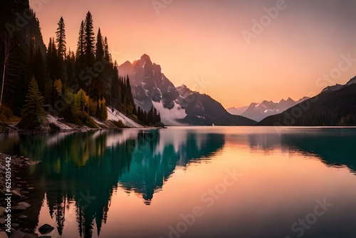 beautiful natural background generated by AI technology