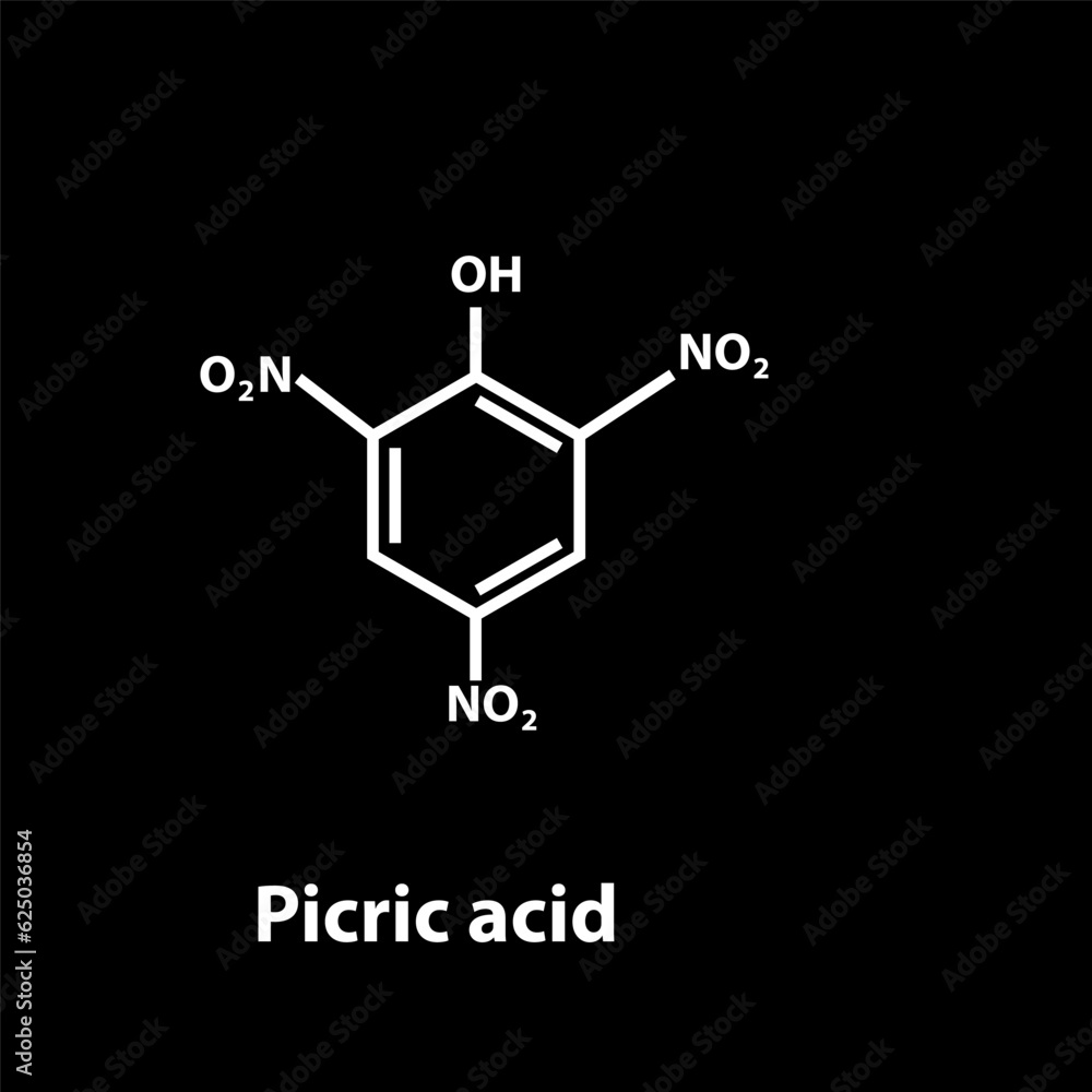 structure formula chemical flat style illustration structure formula chemical flat style illustration