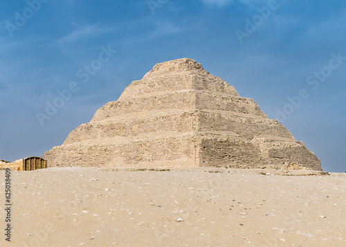 Detail of Djoser Egyptian Pyramid, Cairo, Egypt