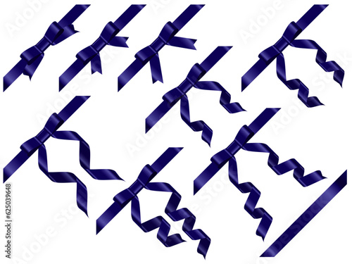 リボン018-14縛斜蝶