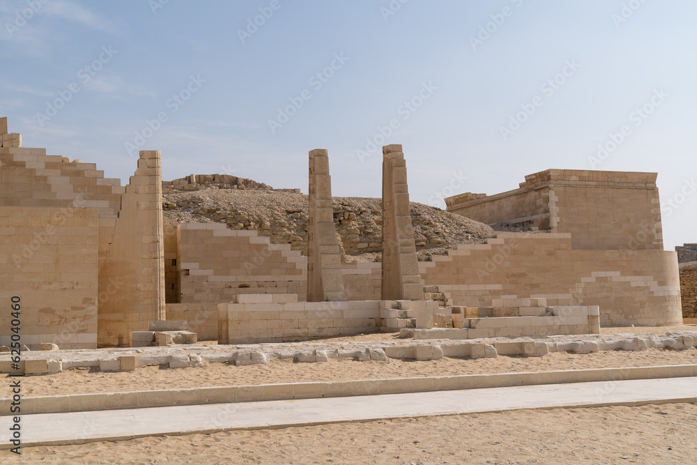 Detail of Surrounding area outside the Djoser Egyptian Pyramid, Cairo, Egypt

