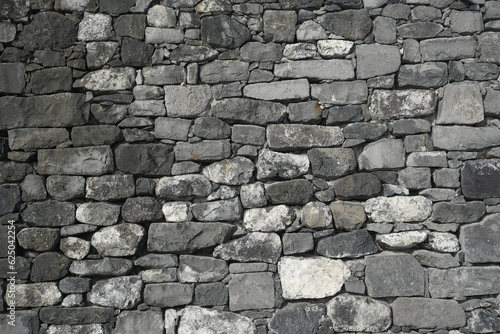 Stone wall. Background. Texture. Structure. Handmade.