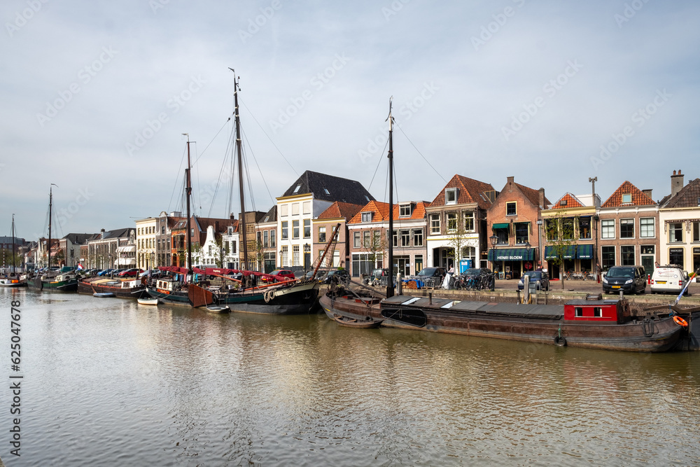 Thorbeckegracht in Zwolle, Overijssel province, The Netherlands Thorbeckegracht in Zwolle, Overijssel province, The Netherlands