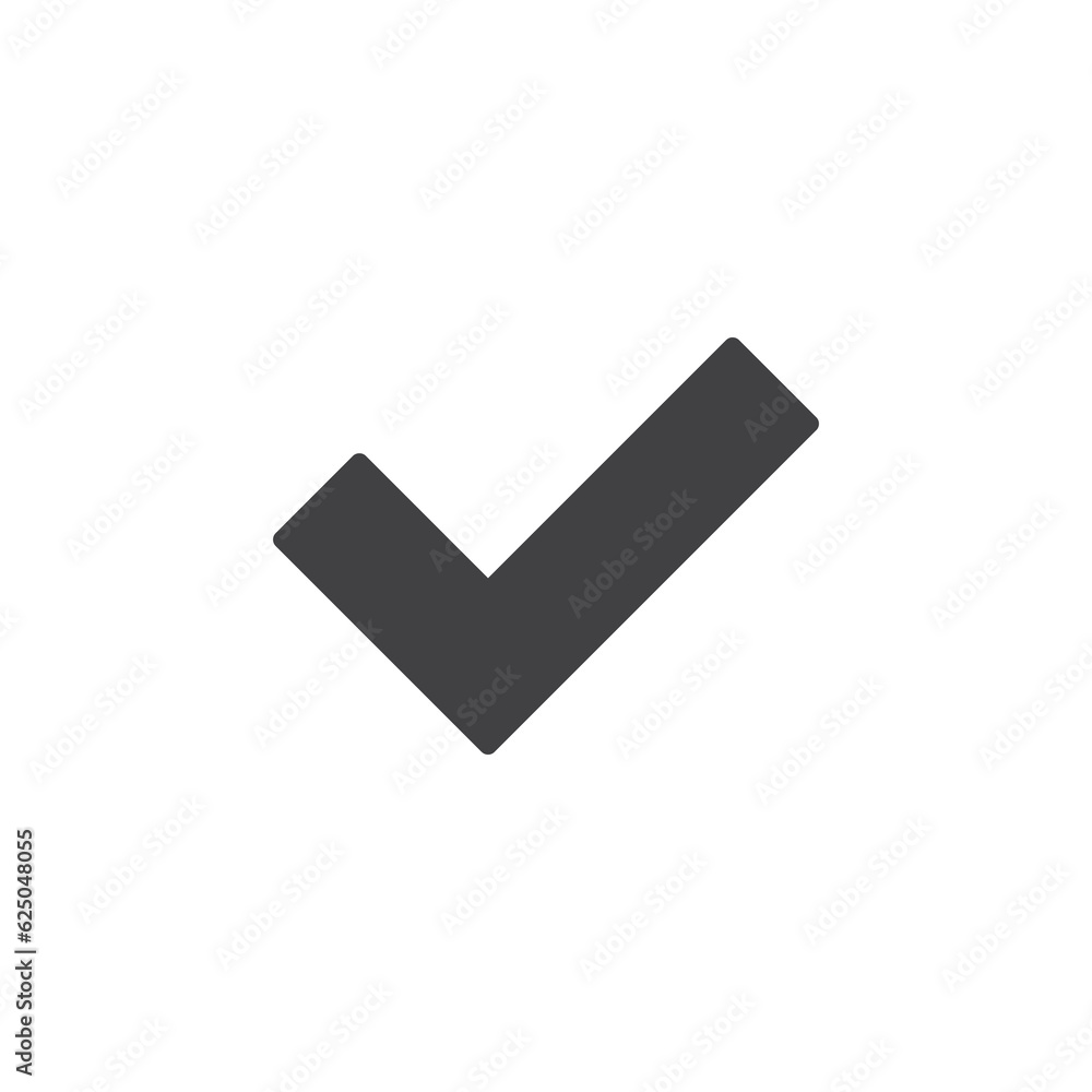 Check mark vector icon Check mark vector icon