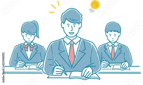 授業がよく理解できる男子学生